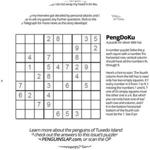 Sudoku, but with a penguin moniker.